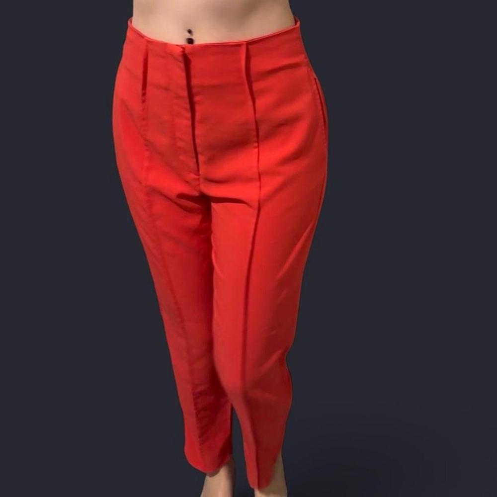 Coral/ Flat Front Dress Pants / Monteau / Straight Leg / Size M